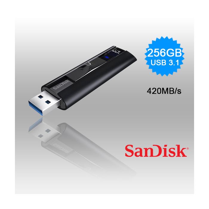 SanDisk Extreme PRO® USB 3.2 Solid State Flash Drive 256GB